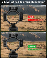 CVLIFE EagleFeather 1-8x24 LPVO Rifle Scope, view 3