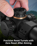 CVLIFE EagleFeather 1-8x24 LPVO Rifle Scope, view 5