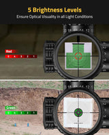 CVLIFE EagleFeather 2-10x32 MPVO AO Rifle Scope, view 5