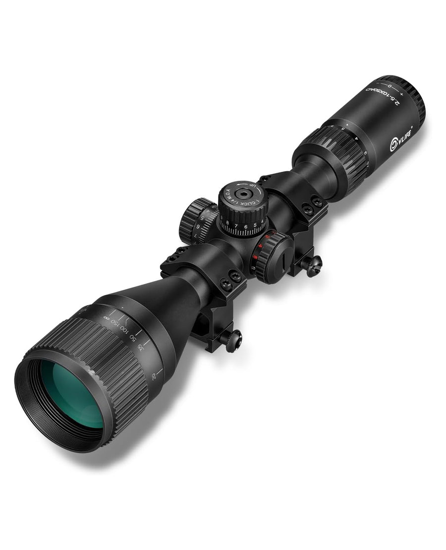 CVLIFE EagleFeather 2.5-10X50 AO Rifle Scope