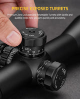 CVLIFE EagleFeather 4-16X44 Side Focus Rifle Scope, view 3