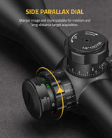 CVLIFE EagleFeather 6-18x50 Side Focus Parallax Rifle Scope, view 2