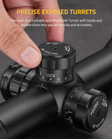 CVLIFE EagleFeather 6-18x50 Side Focus Parallax Rifle Scope, view 3