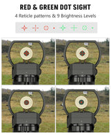 CVLIFE EagleFeather 6-24x50 AO Rifle Scope Combo, view 6
