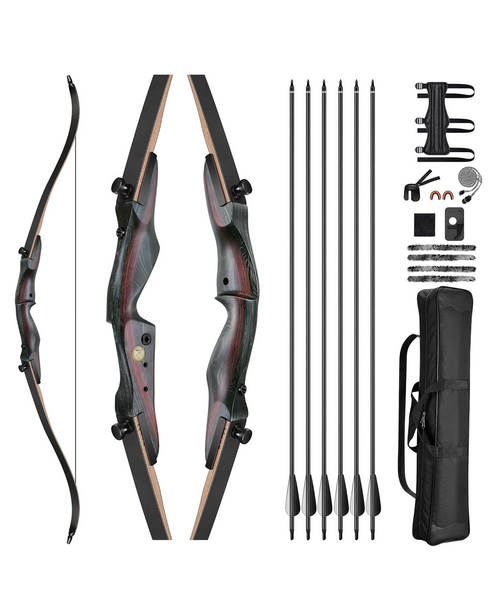 CVLIFE EagleFeather 62" Recurve Bow and Arrow Set