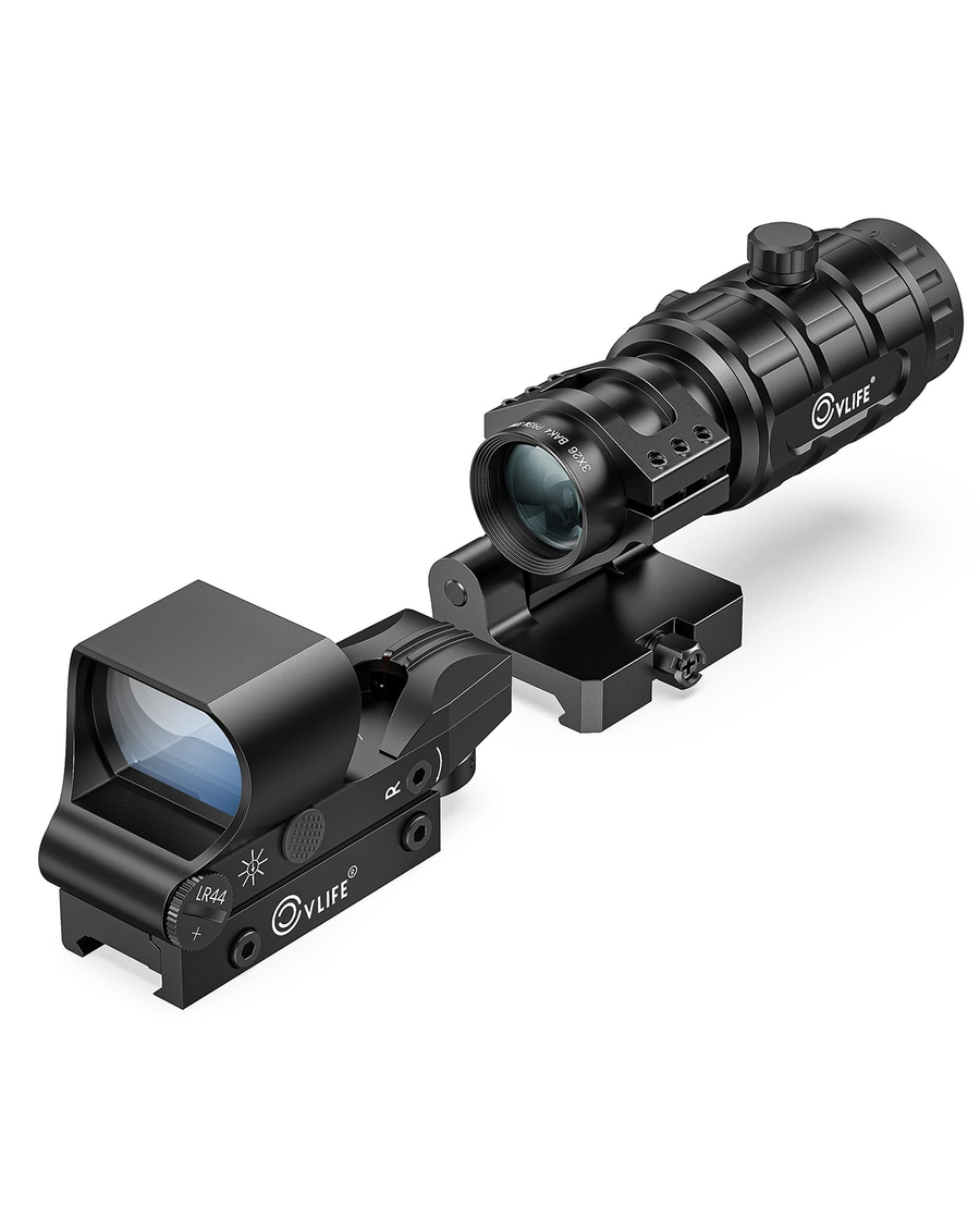 CVLIFE EagleFeather Green Dot and Magnifier Combo