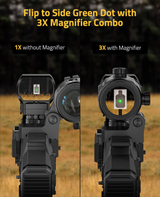 CVLIFE EagleFeather Green Dot and Magnifier Combo, view 5