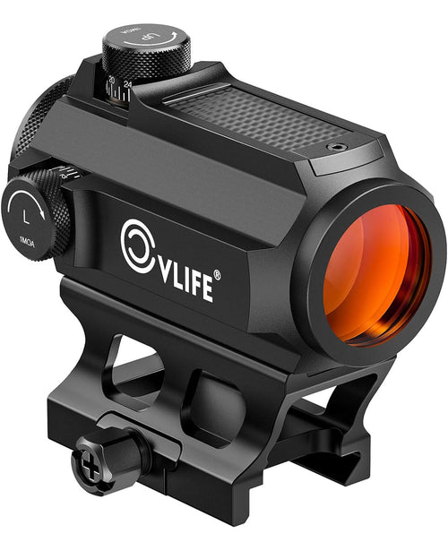 CVLIFE EagleFeather Solar Red Dot Sight 2 MOA Shake to Awake Solar Sight
