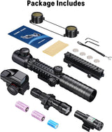 CVLIFE EagleTalon 3-9x32 5-in-1 Scope Combo with Dual Illuminated Rangefinder Reticle Scope, view 5