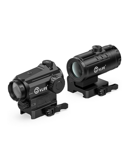 CVLIFE EagleTalon Auto-Brightness Red Dot 3X Magnifier Combo