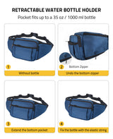 CVLIFE Fanny Pack Large Waist Bag BackPack for Men Women Hip Bum Bag, view 3