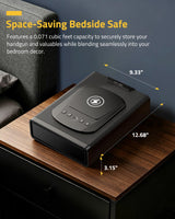 CVLIFE Fingerprint Safe with Handgun, view 4