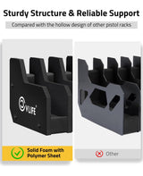 CVLIFE Foam Pistol Rack for Gun Safe and Gun Cabinet, view 4