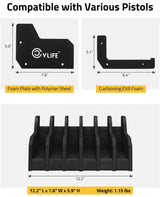 CVLIFE Foam Pistol Rack for Gun Safe and Gun Cabinet, view 5
