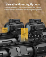 CVLIFE FoxSpook 1x20mm 3MOA Motion Awake Red Dot Sight, view 2
