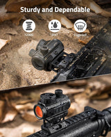 CVLIFE FoxSpook 1x20mm 3MOA Motion Awake Red Dot Sight, view 5
