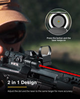 CVLIFE FoxSpook 1X22X33 Red Dot Sight, view 3