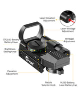 CVLIFE FoxSpook 1X22X33 Red Dot Sight, view 6