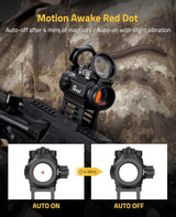 CVLIFE FoxSpook 2 MOA Red Dot Sight Auto On & Off, view 2