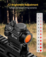 CVLIFE FoxSpook 2 MOA Red Dot Sight Auto On & Off, view 3