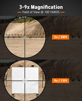 CVLIFE FoxSpook 3-9x32 AO Rifle Scope, view 2