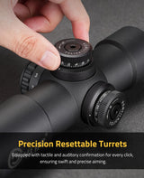 CVLIFE FoxSpook 3x30 Rifle Scope with Illuminated Reticle, view 2
