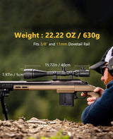 CVLIFE FoxSpook 6-24x50 AO Rifle Scope for Hunting, view 6