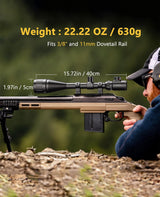 CVLIFE FoxSpook 6-24x50 AO Rifle Scope, view 6