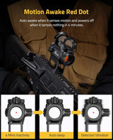 CVLIFE FoxSpook 1x20mm 2MOA Red Dot Sight, view 2