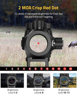 CVLIFE FoxSpook 1x20mm 2MOA Red Dot Sight, view 3