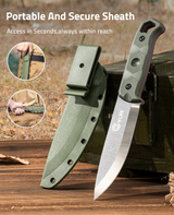 CVLIFE Full Tang Fixed Blade Knife with Sheath, view 5
