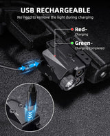 CVLIFE Dual Laser Beam Flashlight Combo, view 4