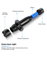 CVLIFE Green Laser Sight Green Dot 532nm Scope with Pressure Switch, view 4