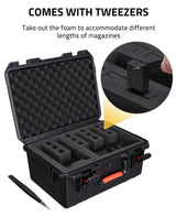 CVLIFE Gun Case TSA Approved 5 Pistol Case for Handguns, view 3