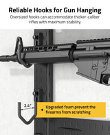CVLIFE Gun Rack Wall Mount with Shelf Accessory Panel, view 5