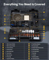 CVLIFE Gun Rifle Cleaning Kit Fit .17 to 12GA, view 2