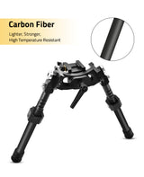 CVLIFE Heavy Duty 8.5-12‘’ Latest Carbon Fiber Bipod with QD Adapter, view 3