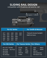 CVLIFE High Lumen Pistol Flashlight, view 3