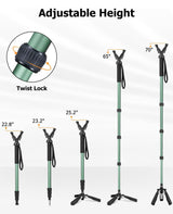 CVLIFE Hunting Monopod Rifle Stick Shooting Tripod, view 6