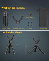 CVLIFE hunting Rest Tripod Adjustable Height shoulder-mount hunting Tripod, view 5