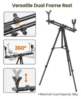 CVLIFE Hunting Rests, Shooting Tripod with Dual Frame, view 2