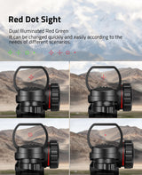 CVLIFE EagleFeather Illuminated Holographic Hunting Rifle Scope, view 6