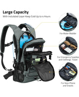 CVLIFE Hydration Backpack for Running, Cycling Rave and Biking, view 3
