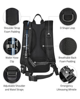 CVLIFE Hydration Backpack with 3L TPU Water Bladder, view 4