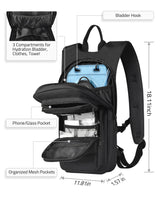 CVLIFE Hydration Backpack with 3L TPU Water Bladder, view 5