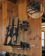 CVLIFE Indoor Gun Racks with Pistol Holder, view 5