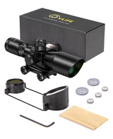 CVLIFE FoxSpook 2.5-10x40e Red & Green Illuminated Scope, view 5