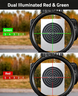 CVLIFE JackalHowl 3-9x40 AO Rifle Scope - Illuminated Mil-Dot Reticle, view 3