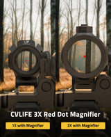 CVLIFE JackalHowl 3X Red Dot Magnifier, view 6