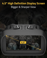 CVLIFE JackalHowl 4.5" Large Screen Night Vision Binoculars, view 3